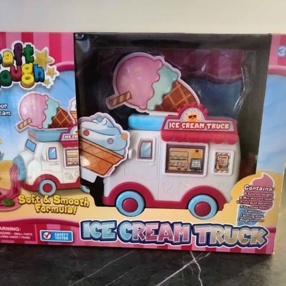 Create and Grow Dough Ice Cream Truck Playset